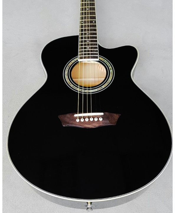WASHBURN BK W/CUTAWAY